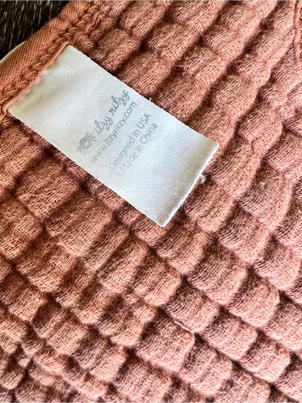 Itzy Ritzy Terracotta & White Striped Muslin Bib Set - Picture 3 of 3